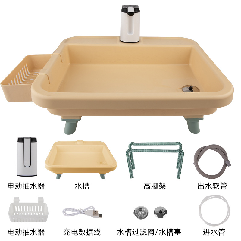 Productos al aire libre transfronterizos lavabo acampamiento lavabo equipo de campo lavabo portátil lavabo jardín lavabo móvil