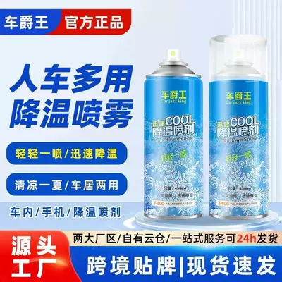 Summer car cooling agent, instant cooling car spray, portable outdoor cooling mist for summer relief, direct from the manufacturer (Air cooling agent for vehicle)