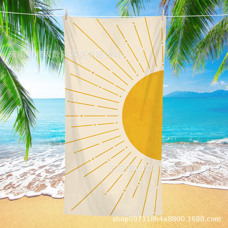 Neon Video Game Beach Towel Micro Fiber Swimming Pool Towel Absorbent Quick Drying Beach Towel Blanket