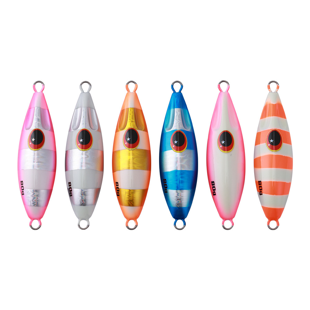 30g 40g 60g 80g honeybee shore cast sea fishing slow rolling iron plate lead lure fishing bait cross-border e-commerce