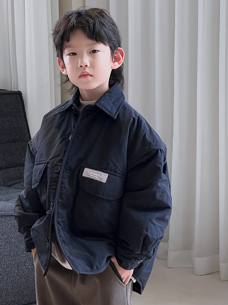 Ropa de niños, ropa de algodón para niños gruesa, invierno 2024 nuevos productos coreanos, chaqueta de invierno al por mayor