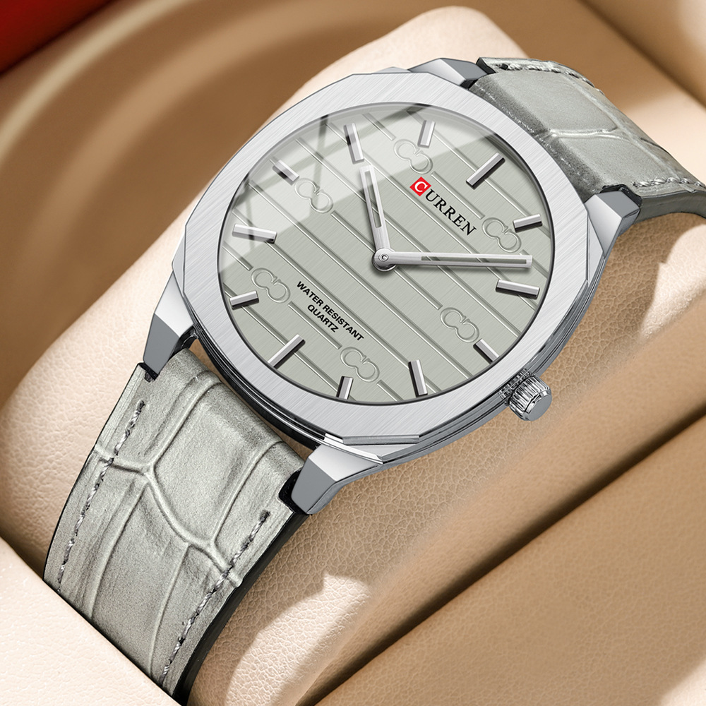 CURREN 8480 reloj de hombre correa impermeable reloj de cuarzo de negocios relojes de hombre casuales relojes de comercio exterior