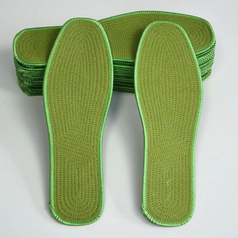 Wholesale Military Green Insoles for Street Stalls and Temple Fairs, Cheap Insoles, Wear-Resistant, Deodorizing, Home Running, Deodorizing Insoles for Summer
