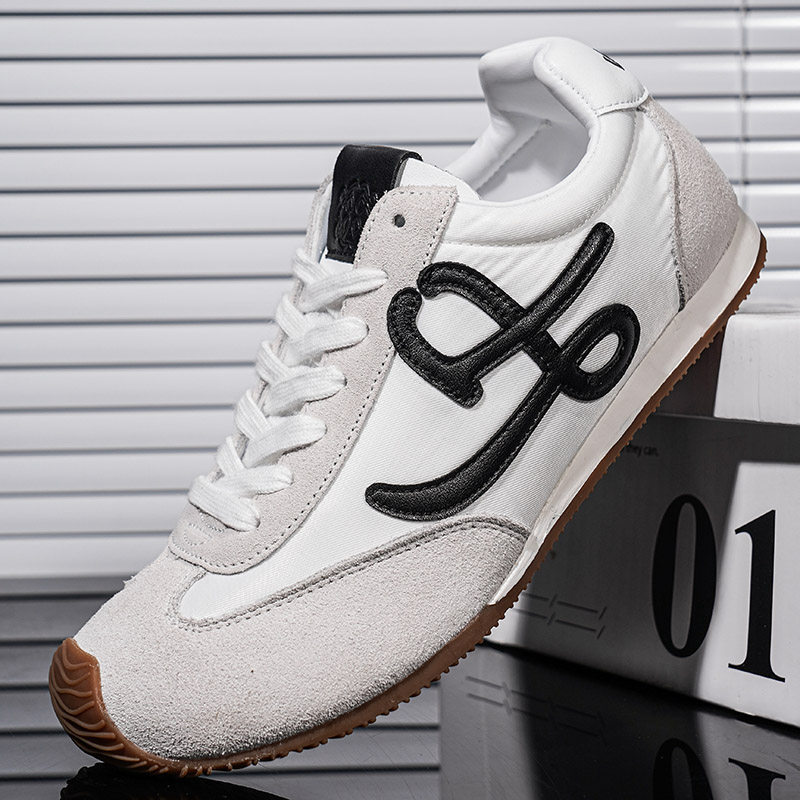 Putian White Color-Blocked German Training Shoes Men's Shoes 2026 New Model Breathable Casual Sports Shoes for Men and Women