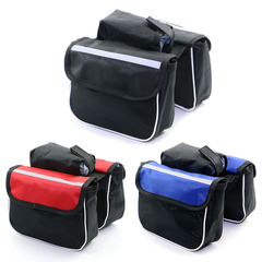 Wholesale bicycle top tube bag, mountain bike front beam bag, bilateral three-in-one bag, stable quality