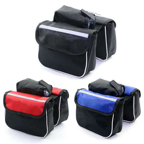 Wholesale bicycle top tube bag, mountain bike front beam bag, bilateral three-in-one bag, stable quality