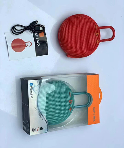 Cross-border clip3max wireless Bluetooth speaker sports outdoor hook subwoofer convenient small audio card
