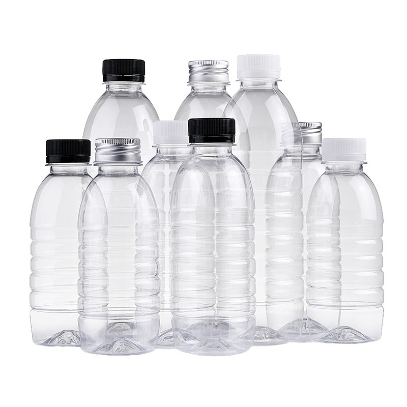 500mlの透明なプラスチックの瓶のミネラルウォーターの空の瓶の使い捨ての酒の瓶の油の瓶のサンプルは瓶を分けて1斤詰めます。|undefined