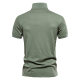 2024 Spring and Summer New Cotton Lapel Sports Men's European Size Polo Shirt Fashion Casual Men's Embroidered Short Sleeve T