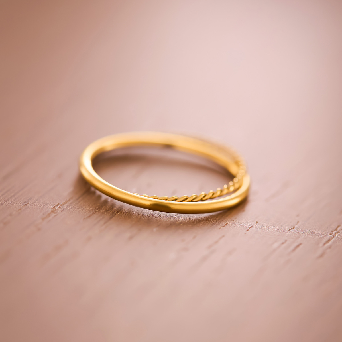 Casual, Daily Occasion Titanium Steel Material Wholesale Jewelry Simple Style Geometric Titanium Steel Plating Rings