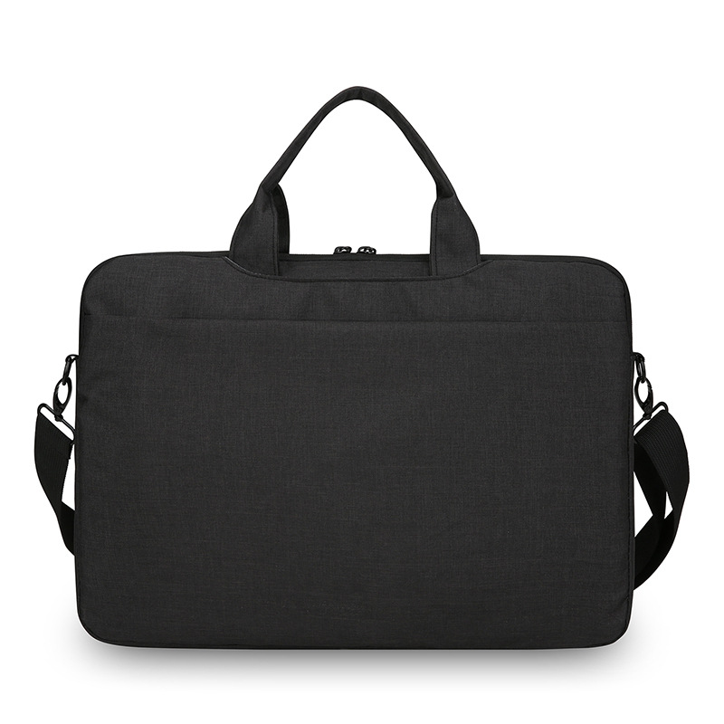 Men's Briefcase with Logo, Men's Business Canvas Document Bag, Computer Designer Conference Business Bag