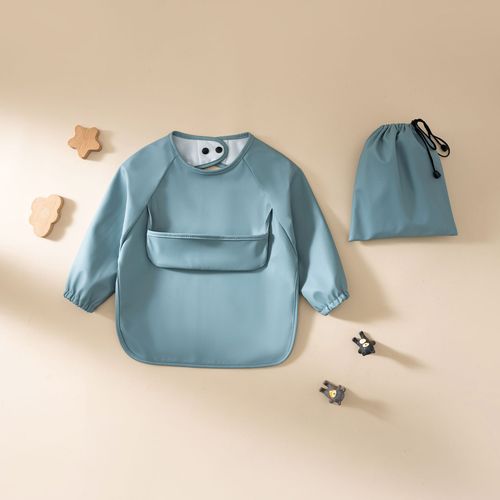 Baby Coverall 23 Denmark Newborn Infant Back Wear Bib Children Coverall Long Sleeve Outer Wear Eating Bib