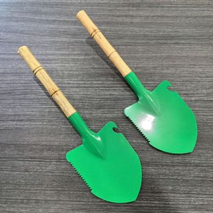 Wholesale color bamboo flower shovel household flower shovel small shovel sea tool shovel beach shovel 2 yuan store department store