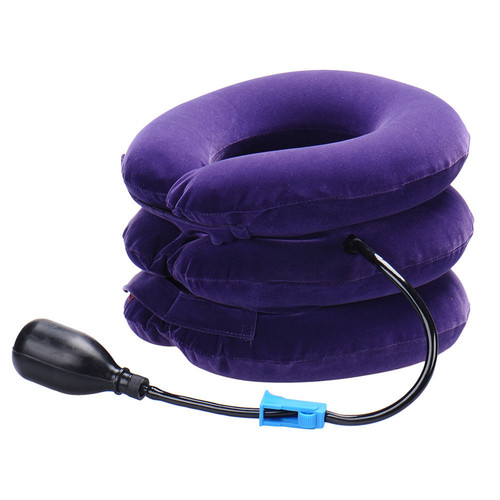 Wholesale Portable Inflatable Cervical Traction Instrument, Three-Layer Full Fleece Thick Inner Bag Cervical Stretcher