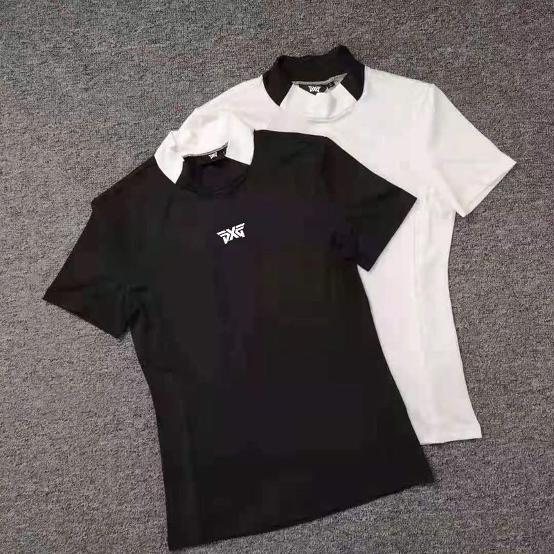 Spring and Summer New Golf Clothing Women's Short-Sleeved T-Shirt Slim Fit Lapel Sports Jersey Round Neck Comfortable and Quick-Drying