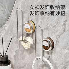 軽くて豪華な髪飾りの収納棚は穴を開けないで髪ひものアクセサリーのカチューシャの展示棚の卸売りの吸盤式の壁掛けのフックを持ちます。