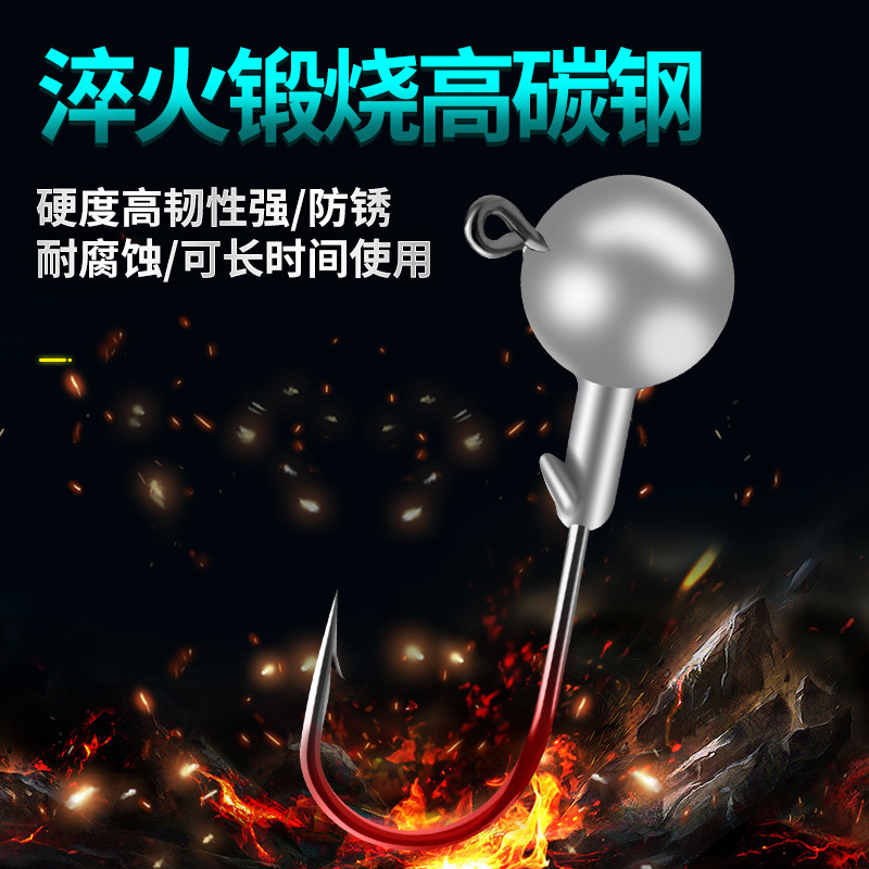 Gancho de cabeza de pesca reforzado anti-colgar gancho de sangre de fondo manivela de bobbin gancho de boca de pesca gancho de pesca gancho especial fábrica de comercio