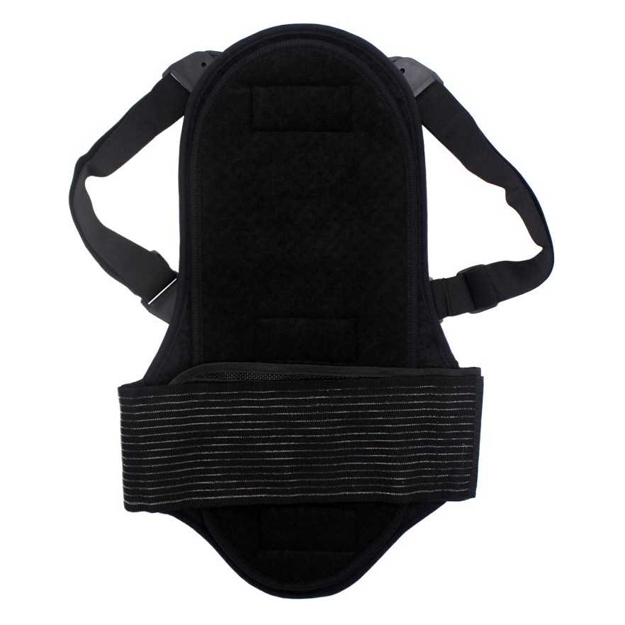 Protección de espalda de doble capa para el esquí patinaje sobre ruedas equitación soporte de la cintura sola placa doble placa equipo motocicleta protección de espalda