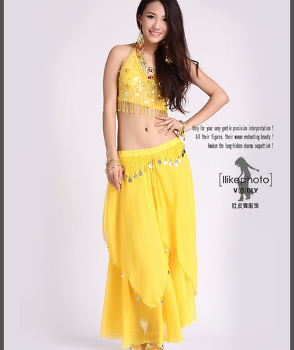 Belly dance costume skirt belly dance bottoms stage performance skirt belly dance practice big swing skirt