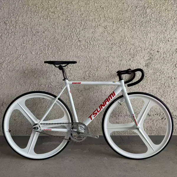 S (49cm) [Height 150-167cm] - Frame color optional [White Three Knives]