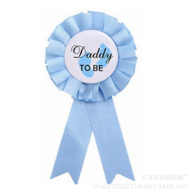 Fiesta de bienvenida Mamá para ser y Papá para ser insignia Fiesta de bebé Mamá para ser insignia Ribbon