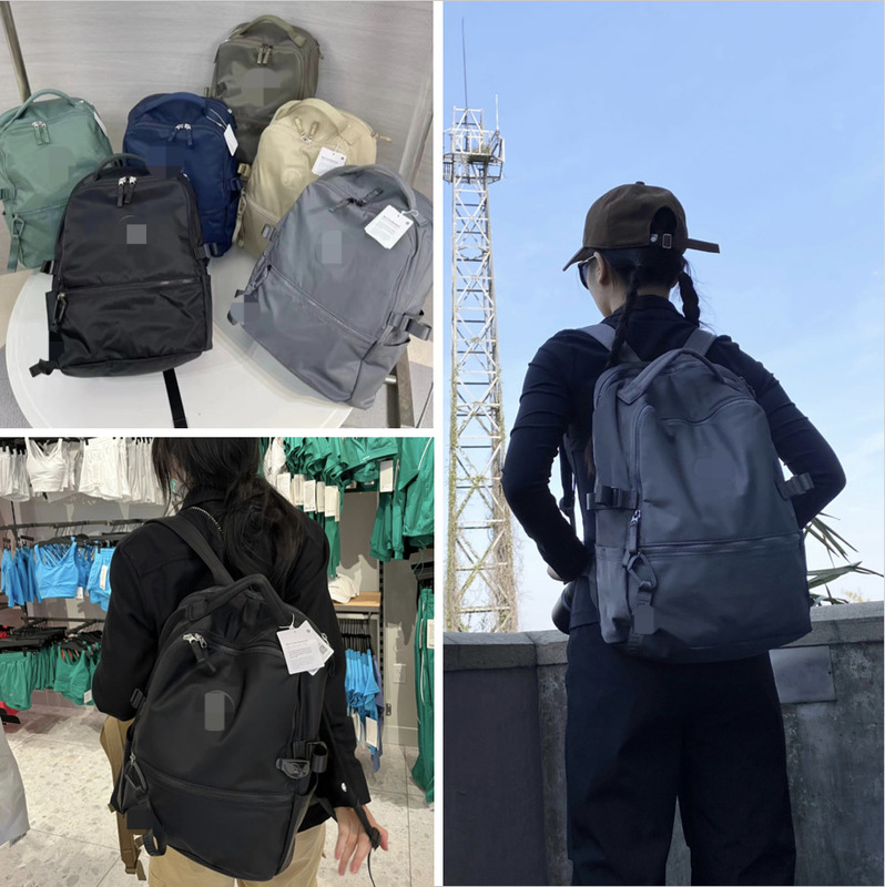 Lulu Lightweight Backpack New Crew22L New Style School Bag Waterproof Backpack Leisure Travel Outdoor Hiking Bag