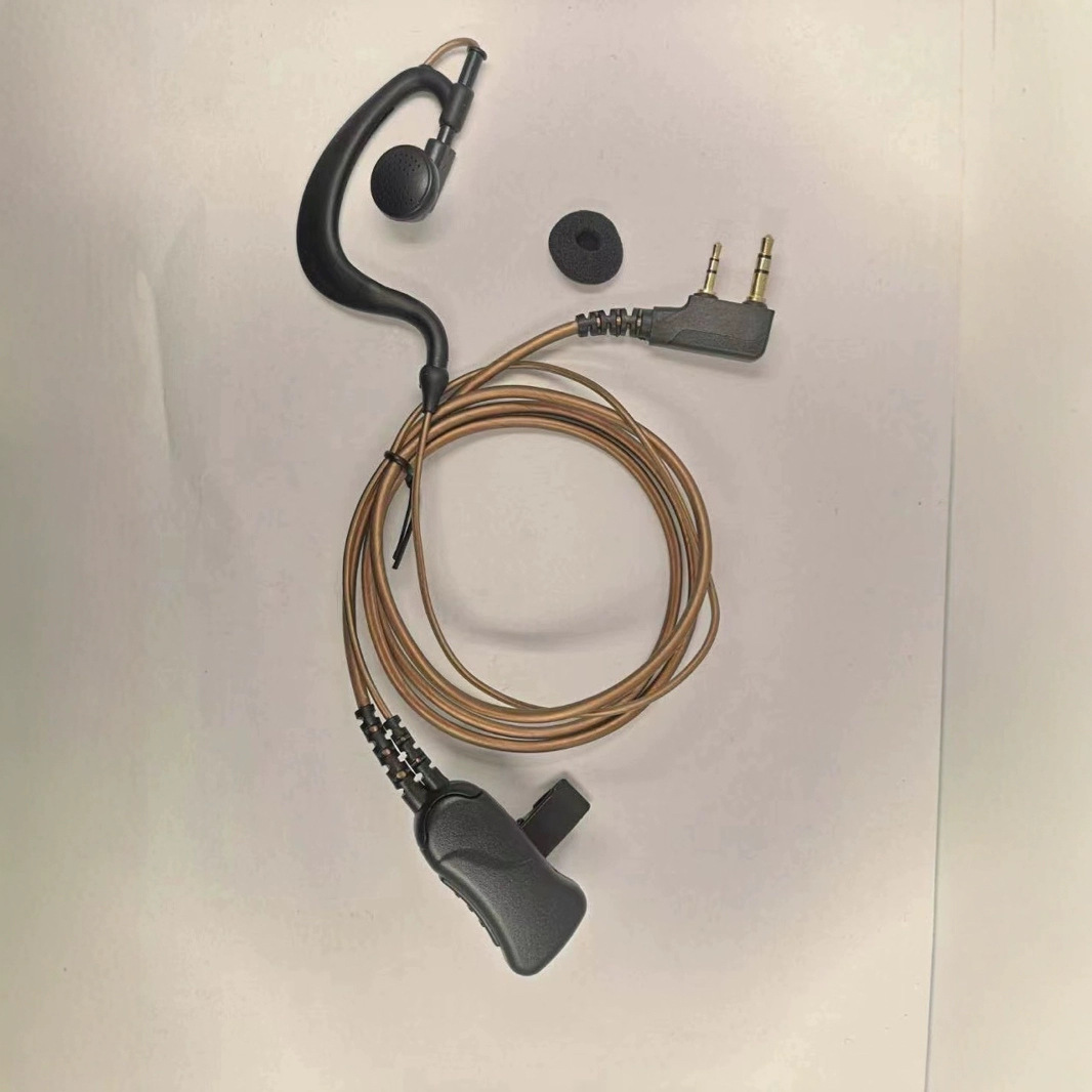 (2개) KENWOOD TH-F6 TK-2170 BF BF-888S UV-5R 워키 토키 헤드셋 걸이 금선과 호환 가능