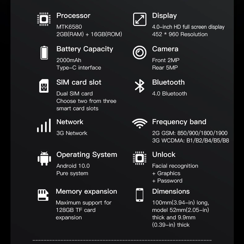 Google, small battery Dynamic Island, smart mobile phone, 3G, big battery, Android