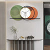 clocks and watches Wall clock a living room household decorate Clock Wall hanging Hanging type Light extravagance modern Simplicity fashion atmosphere originality