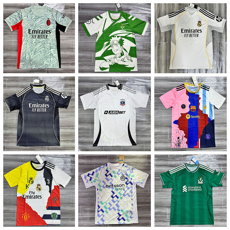 2526 Real Madrid Barcelona Corinthians Cruzeiro Parana Palmeiras Flamengo football shirt