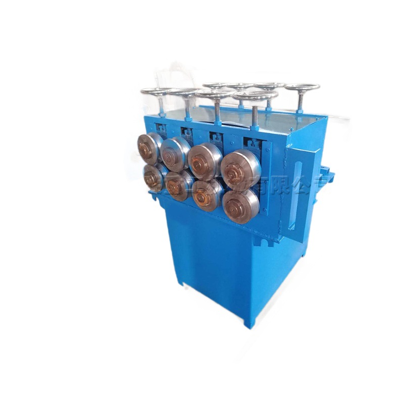 pequeño equipo de corte de metal para muebles de escritorio tubo circular prensado cuadrado máquina de formación de tubo de metal equipo de escala