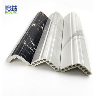 Eco-friendly Personalized Custom Marble Pattern Tile Sunline Corner Decorative Strip Niling Strip PVC Tile Trim