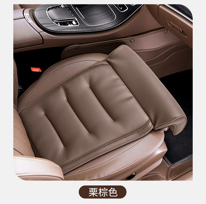 Car Seat Cushion with Integrated Leg Rest, Extendable Leg Support, Universal for All Seasons, Rear Seat Comfort Footrest Cushion for the Car Interior