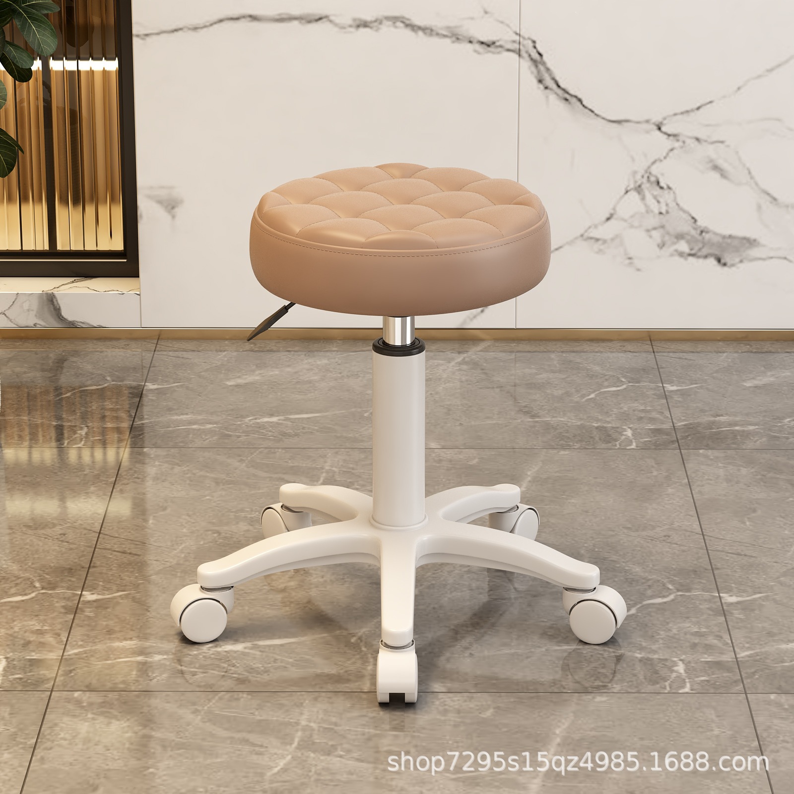 Fábrica directa taburetes de belleza elevación polea rotativa manicuría silla de maquillaje salón de belleza peluquería