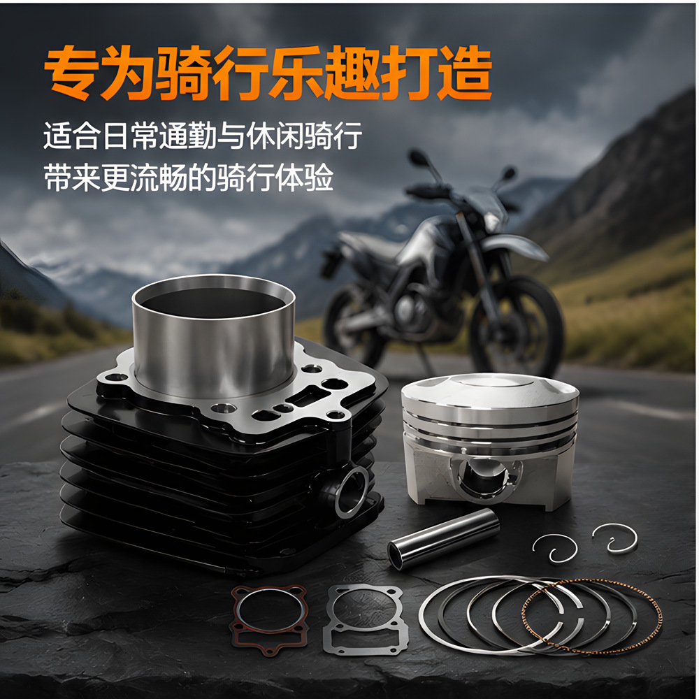 Motorcycle Dm200 Cylinder Piston Kit Italika Rt200 Cylinder Kit 67mm Accessories