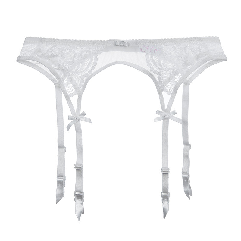 Liguero de encaje personalizado del fabricante, medias sexys, antideslizantes, pantalones de novia franceses puros y calientes, tirantes