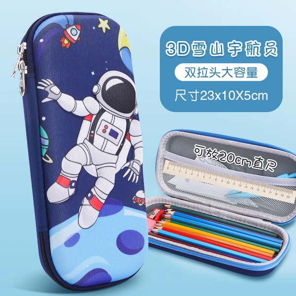3D Snow Mountain astronaut-two layers of cloth surface
