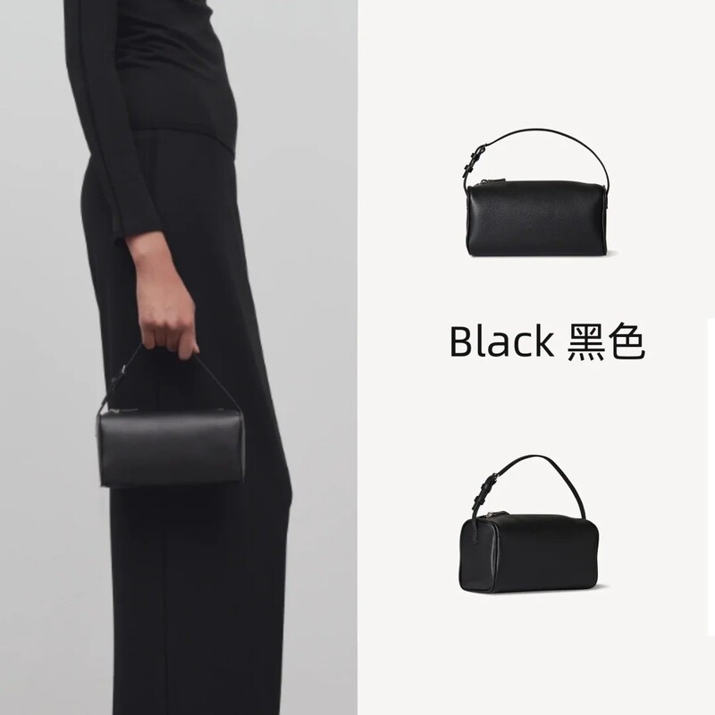 Cross-Border High-Quality The*Row Pencil Case Bag 90S Mini Portable Pen Holder Bag Genuine Leather Small Bag Women's Shoulder Crossbody Bag Cross-Border High-Quality The*Row Pencil Case Bag 90S Mini Portable Pen Holder Bag Genuine Leather Small Bag Women's Shoulder Crossbody Bag