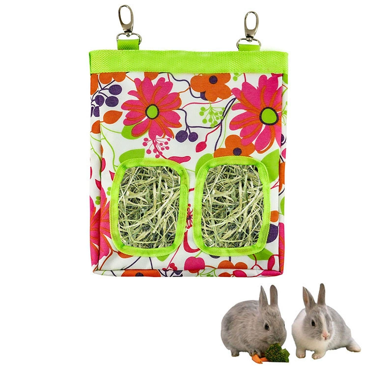 Трансграничное Двухслойное гнездо для домашних животных Морская свинка мешок для сена мешок для кормления кролика подвесной Большой Вместительный Мешок для кормления шиншиллы