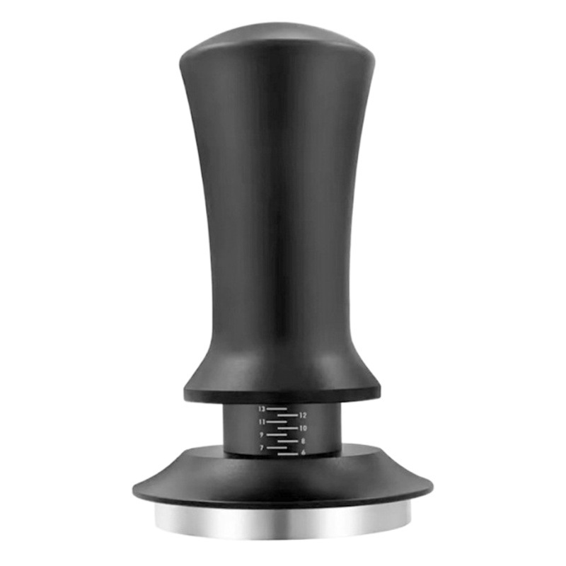 Juego de prensador de polvo de presión constante de 30lb con nivel de escala, rosca de acero inoxidable, martillo de polvo elástico de fondo plano de 51mm