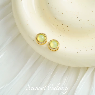 Zərgərlik ara hissələri – material - fruit-green-treasure-18k-one-piece-9797mm