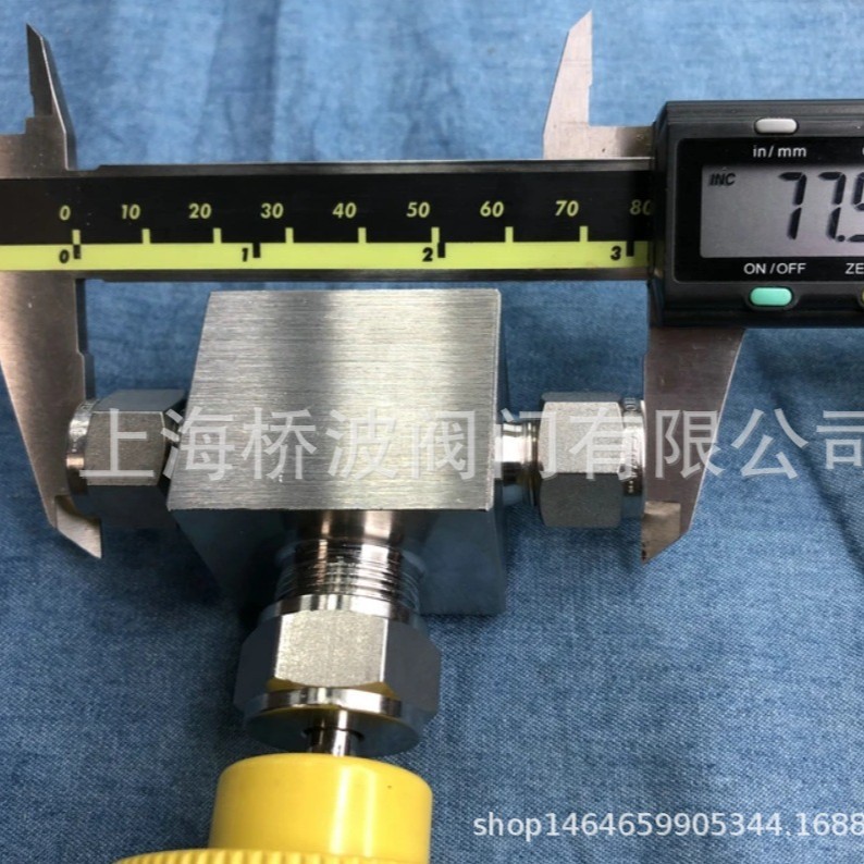 美国世伟洛克swagelok针阀SS-26VS6-YWP卡套不锈钢整体阀帽针形阀