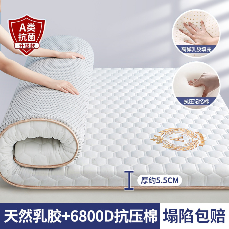 [업그레이드된 딥슬립] 단면 축구화이트 - 두께 약 5.5cm [A급 산모 및 유아용 라텍스 충전재, 진드기 방지]