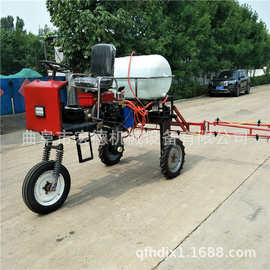 大容量自走三轮打药机图片四轮推车打药车 花生地防虫喷药机