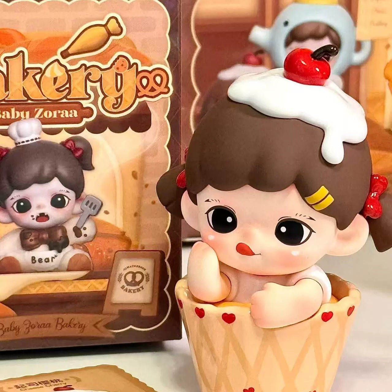 Новый продукт zoraa Meibao Baking Store Blind Box 2 Generation миниатюрная фигурка украшение кукла милый подарок на день рождения девочек