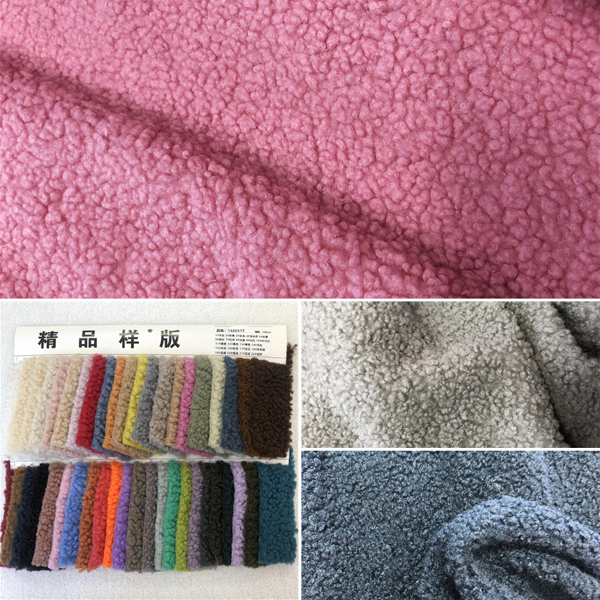 Altai ondulado gran peluche de lana de cordero de granos otoño y invierno estilo coreano bolsas de moda juguetes tela de lana