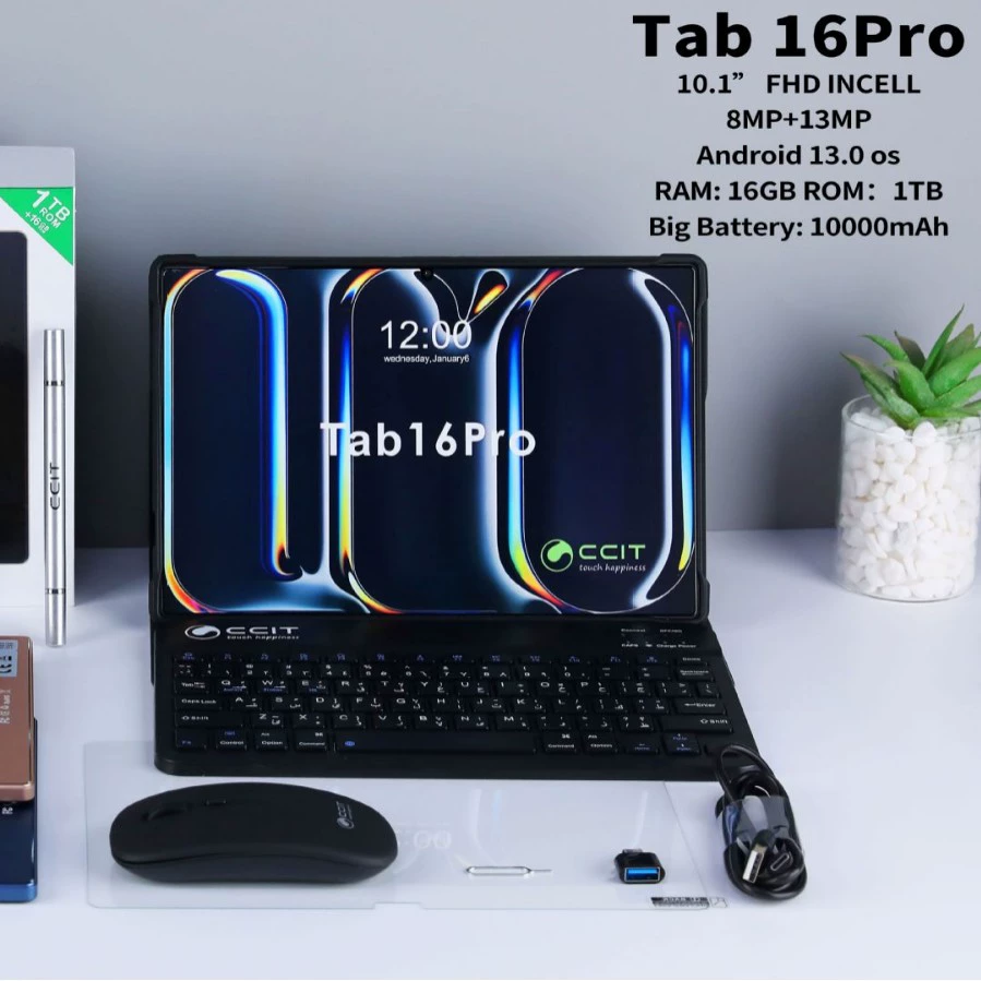 CCIT Android планшет TAB16PRO с подключаемой Инселл экран 10,1 дюйма MTK6755 восьмиядерный 2,0 ГГц вызов