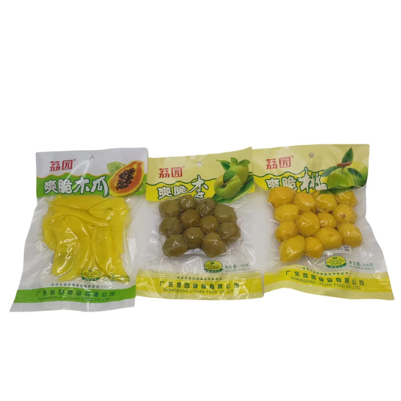 荔园凉果爽脆桃李梅木瓜童年蜜饯果脯小吃儿时怀旧小零食整箱批发