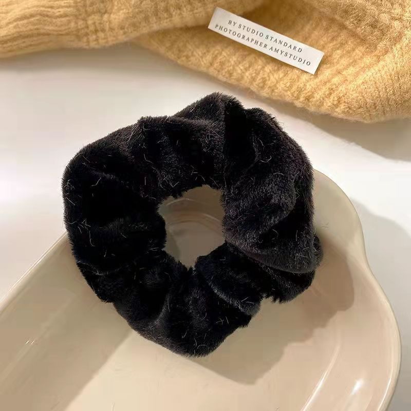 28*토끼털 루프 - 블랙