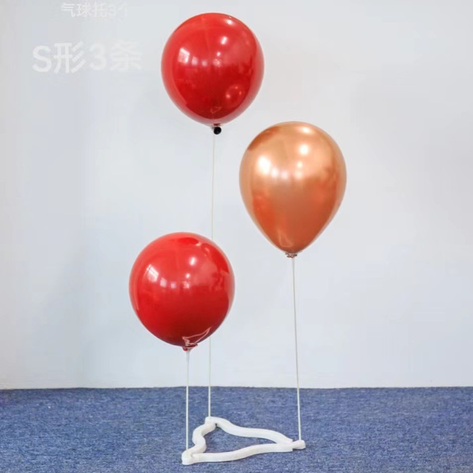 Soporte de globo Accesorios de decoración de cumpleaños Diseño de escena Base de columna Soporte de globo de guía de aire